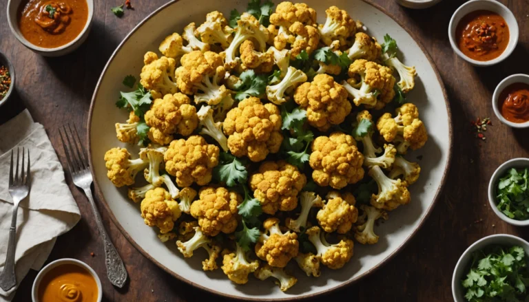 chou fleur au curry au four
